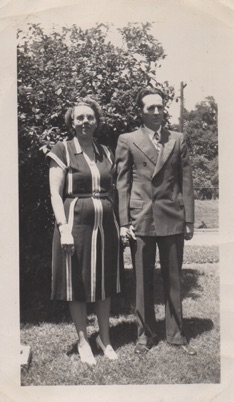 Charles and Fannie Fultz, 1940's Leavenworth, Kansas.